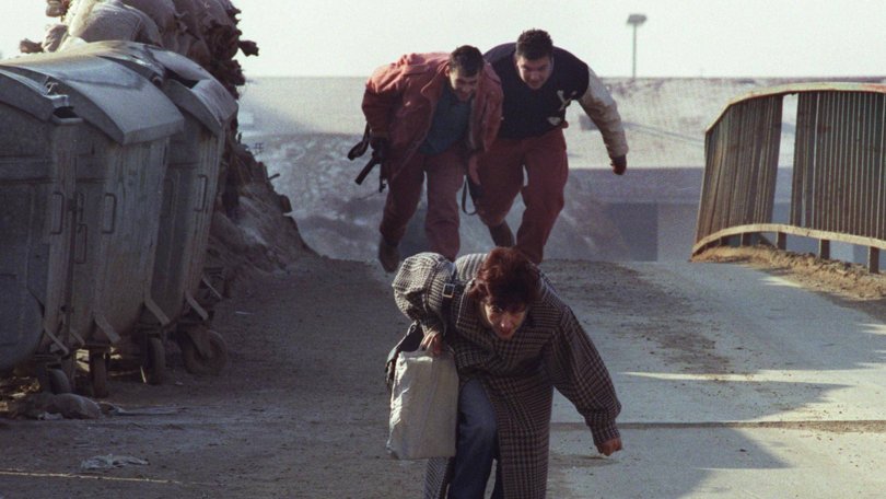 Residents of the Sarajevo suburb of Dobrinje developed a running crouch while dashing across the tiny bridge that divided the area and ducking snipers.