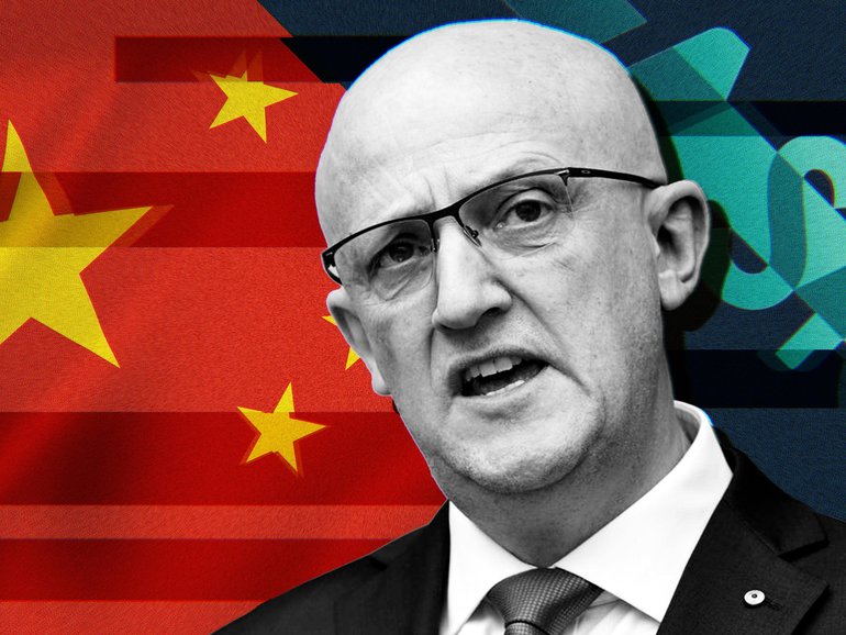 Beijing has accused ASIO boss Mike Burgess of being “irresponsible” and “spreading disinformation”. 
