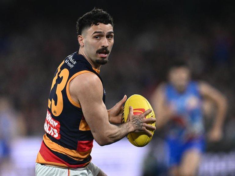 Izak Rankine will have to watch from the sidelines when Adelaide take on Collingwood in round one.