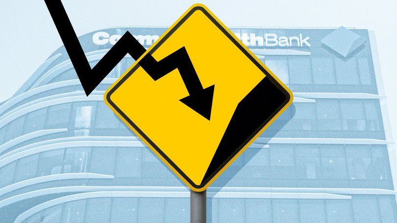 CommBank shares have slumped 16 per cent since June.