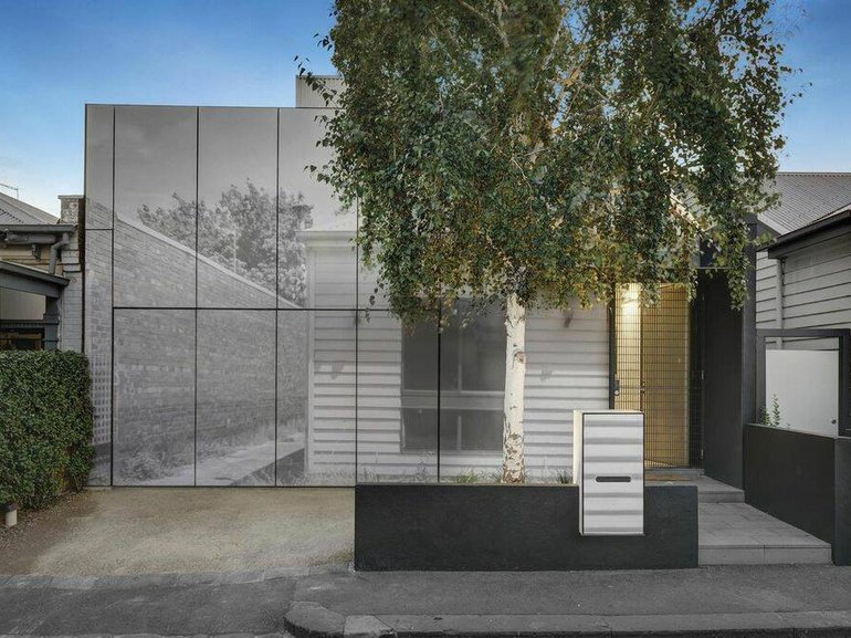 Is it a mirror? Is it a screen? No, it's an optical illusion.