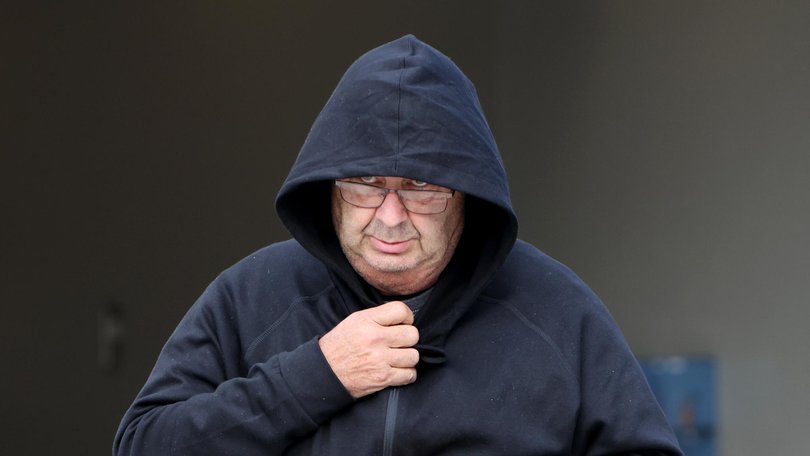 Brett Andrew Button pictured walking out of Cessnock police station after being granted bail. Picture: NCA NewsWire / Damian Shaw