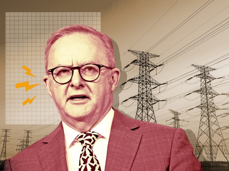 Anthony Albanese declined to say when power bills would fall