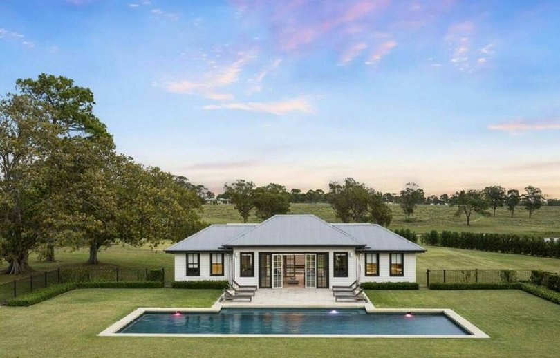 The grounds include a new pool house.