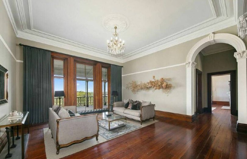 The home has 4.3-metre high ceilings.