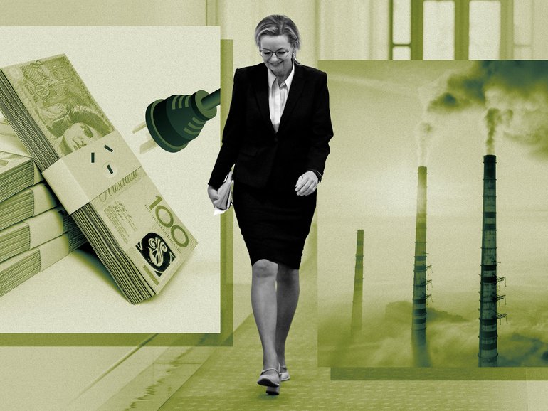 Sussan Ley looked collected and confident.