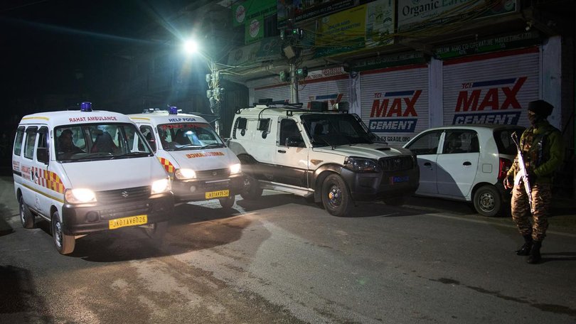 The death toll could rise after an explosion at a police state in India's Kashmir region.