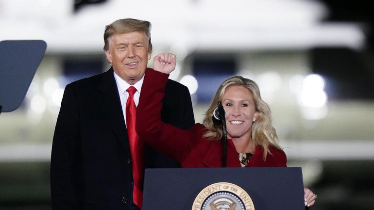 Things appear to have soured between Marjorie Taylor Greene and US President Donald Trump.