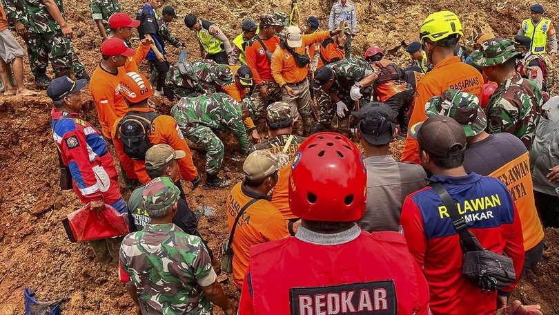 Indonesia's wet season started in September and will last until April.