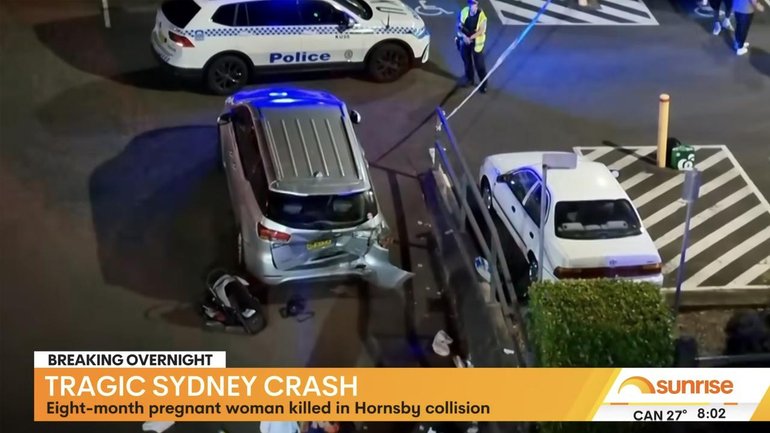 A teen driver has been remanded in custody after a pregnant woman was killed in a two-car crash.