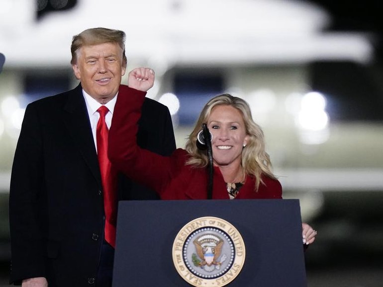 Republican Representative Marjorie Taylor Greene has apologised to US President Donald Trump after being called a ‘traitor’ over the Epstein files