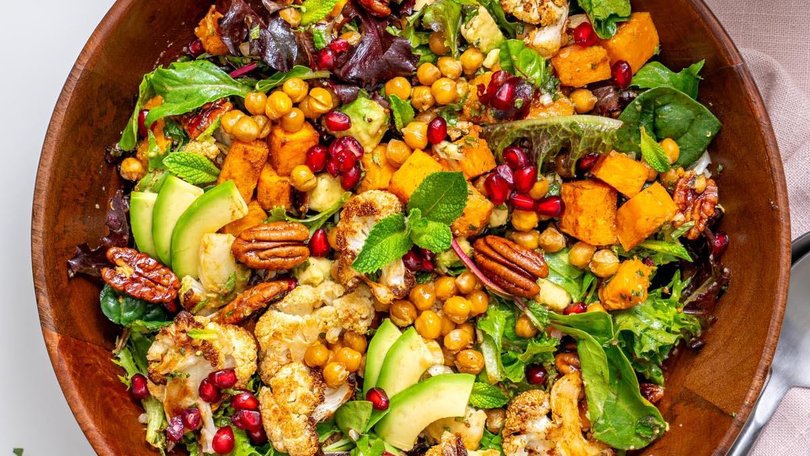 Sarah Cobacho’s colourful Festival Maple salad.