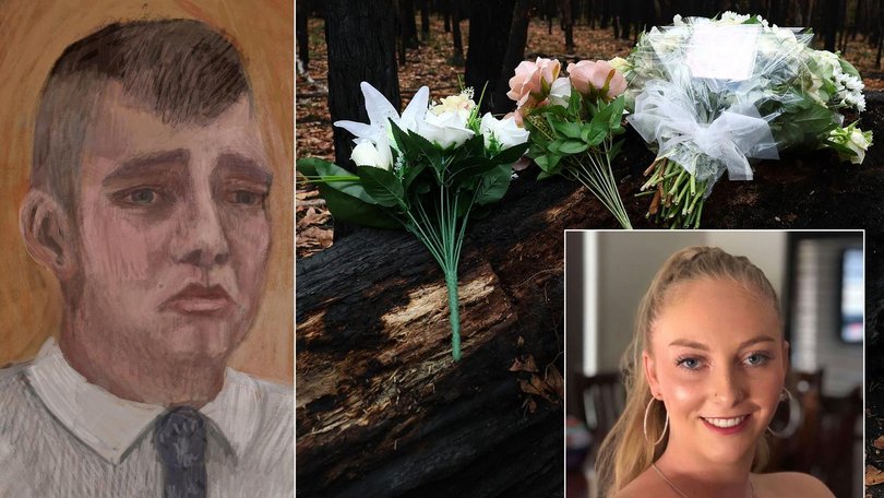Lachlan Young shoved Hannah McGuire's body into her ute and set it alight in remote bushland. (HANDOUT/AAP)