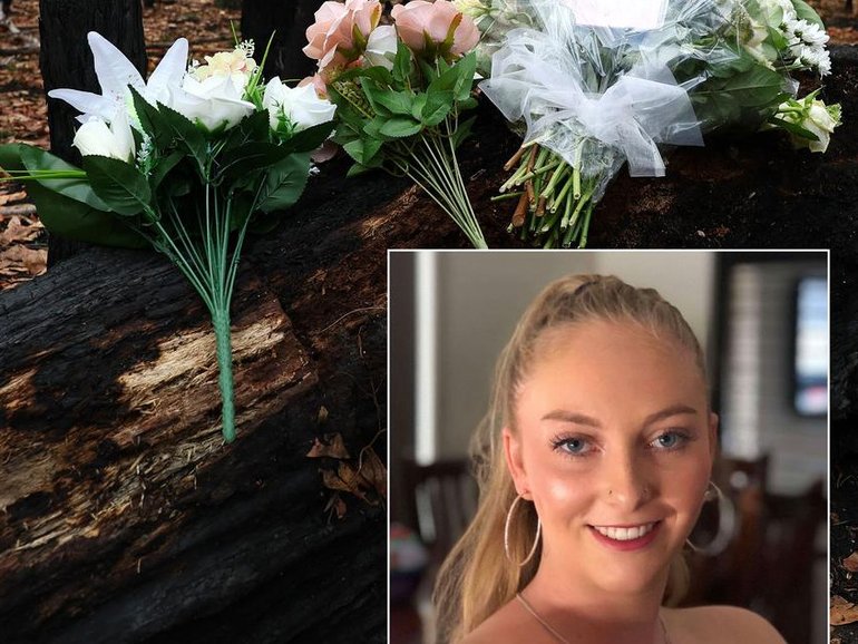 Lachlan Young shoved Hannah McGuire's body into her ute and set it alight in remote bushland. (HANDOUT/AAP)