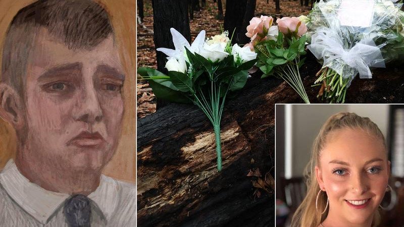 Lachlan Young shoved Hannah McGuire's body into her ute and set it alight in remote bushland. (HANDOUT/AAP)