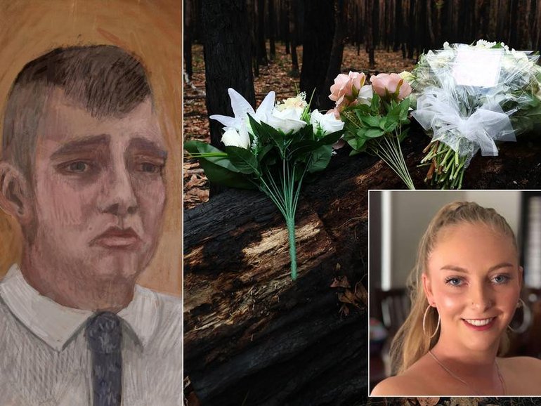 Lachlan Young shoved Hannah McGuire's body into her ute and set it alight in remote bushland. (HANDOUT/AAP)