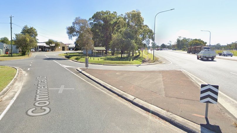Police have fatally shot an armed man north of Brisbane.