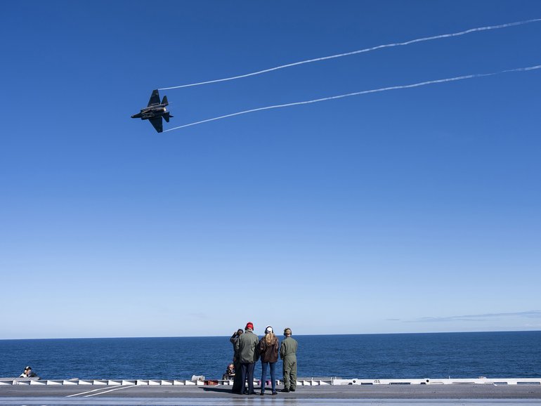 Donald Trump says he plans to sell F-35 fighter jets to Saudi Arabia, despite concerns from national security officials.