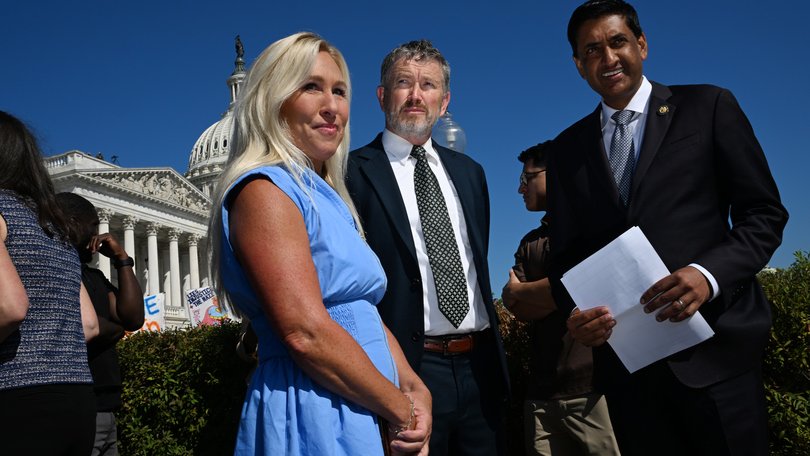 Donald Trump is backing the push to release files on Jeffrey Epstein.