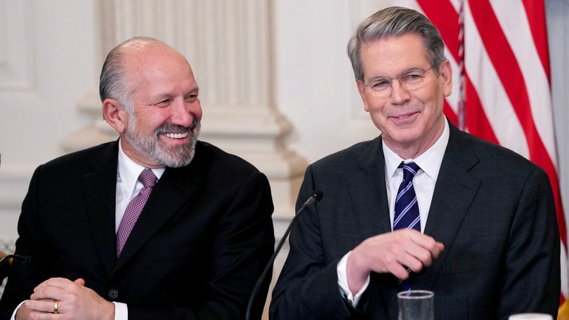 Howard Lutnick and Scott Bessent.