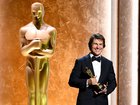 Tom Cruise holds up his honorary Oscar at The 16th Governors Awards held at The Ray Dolby Ballroom at Ovation Hollywood.