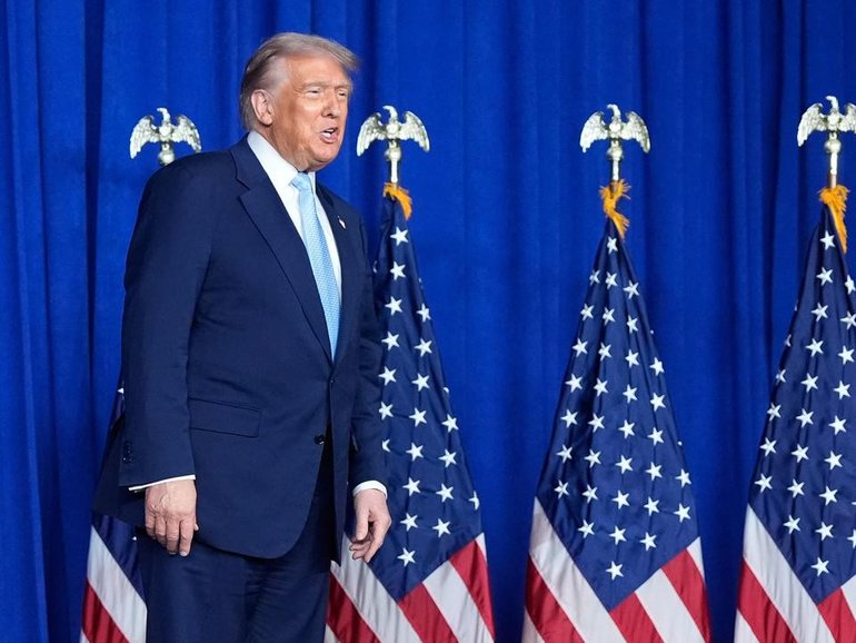 President Donald Trump says "I don't rule out anything" when it comes to Venezuela. (AP PHOTO)