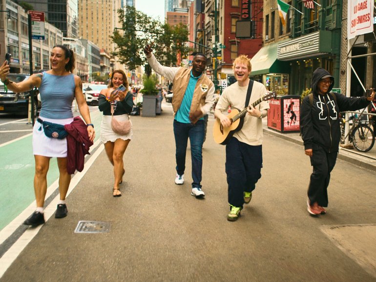 Spreading the love: One Shot with Ed Sheeran is streaming now on Netflix.