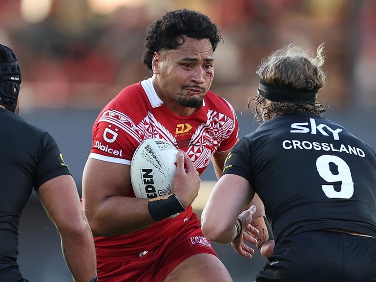 Melbourne's Eliesa Katoa is out of season 2026 following his torrid recent game for Tonga. (PR IMAGE PHOTO)