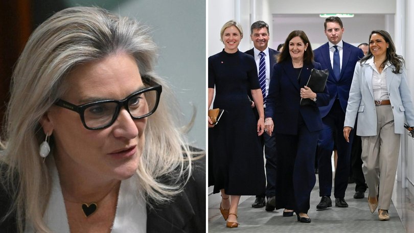 A former Liberal senator has taken an extraordinary swipe at her colleagues after quitting the party, prompting a fiery response.