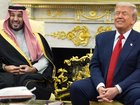 US President Donald Trump and Saudi Arabia’s Crown Prince Mohammed bin Salman expect to sign deals. (AP Photo/Evan Vucci)