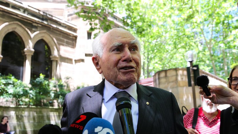Former prime minister John Howard wa slaso in attendance. Photo: NewsWire/ Gaye Gerard