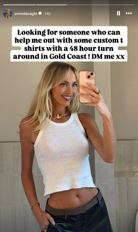 While it’s unconfirmed if Phillips will be headed to schoolies celebrations, Knight has been very vocal about heading to the Gold Coast.