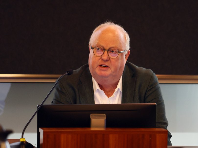 Geoffrey Watson SC testifies at the inquiry into the CFMEU and misconduct in the construction industry in Brisbane. 