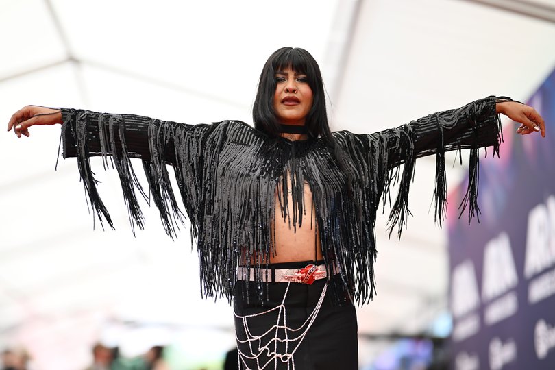 SYDNEY, AUSTRALIA - NOVEMBER 19: Charlie Collins attends the 2025 ARIA Awards at Hordern Pavilion at Hordern Pavilion on November 19, 2025 in Sydney, Australia. (Photo by Wendell Teodoro/Getty Images)