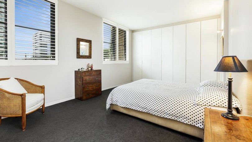 One of the three bedrooms.