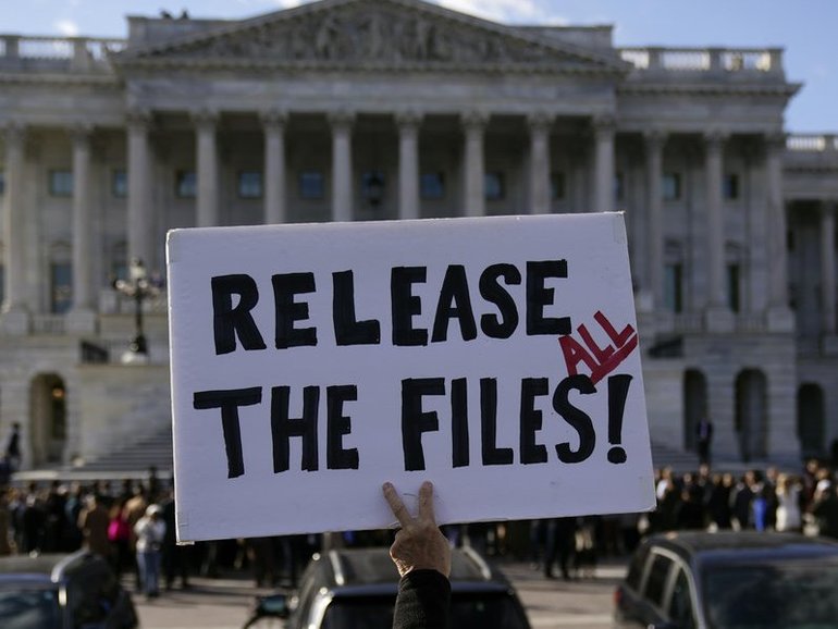 The Epstein files release timeline has been finally revealed.  (EPA PHOTO)