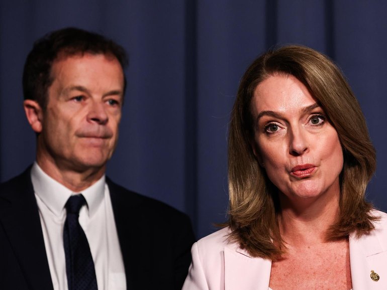 Rumours have long circled Mr Speakman could face challenge from Wahroonga MP Alister Henskens and Vaucluse MP Kellie Sloane. Photo: NewsWire/ Gaye Gerard