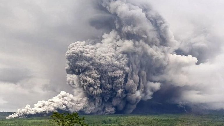 Semeru volcano is the highest peak on Java, the most densely populated island in Indonesia.