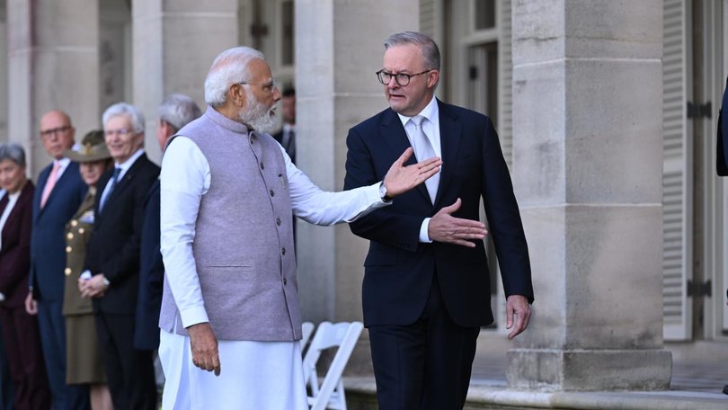 Anthony Albanese is off to the G20 where he's due to meet with India's Narendra Modi. (Dean Lewins/AAP PHOTOS)