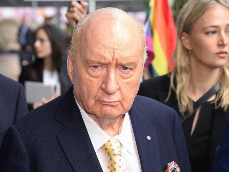Alan Jones' lawyer said she was still awaiting important information a year after his arrest. (Dan Himbrechts/AAP PHOTOS)