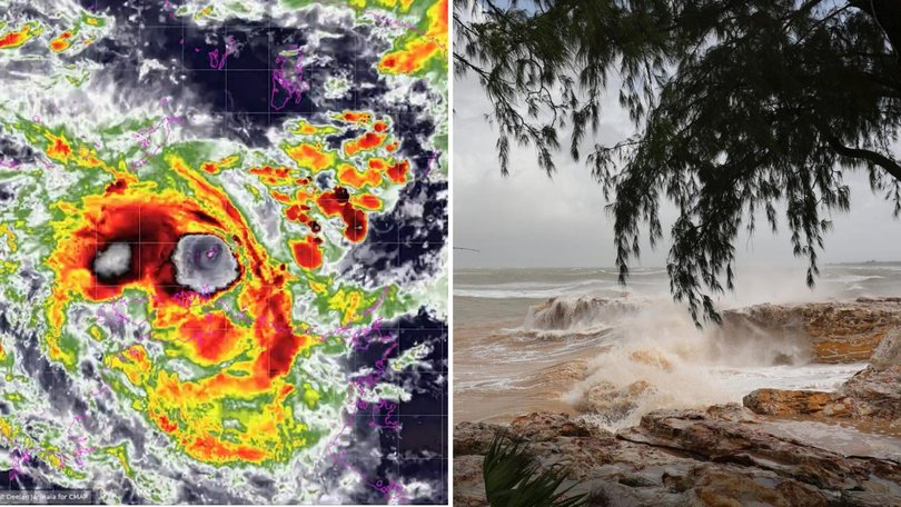 Darwin residents have been urged to stay indoors and prepare for worsening conditions as Tropical Cyclone Fina edges closer.