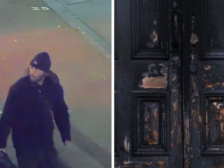 Police released CCTV of a man shortly after the fire.
