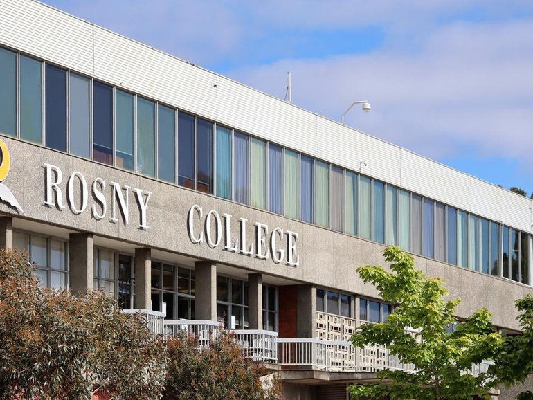 Rosny College was one of three Hobart schools where a pedophile teacher taught. (Ethan James/AAP PHOTOS)