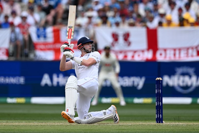 Gus Atkinson managed England’s top score.