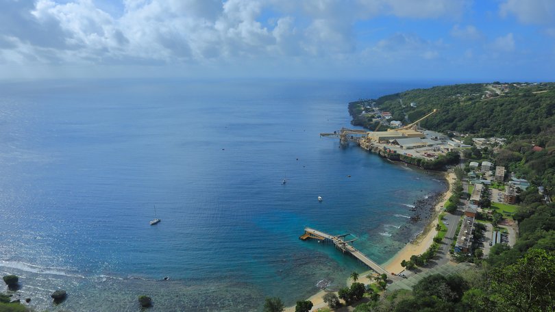 Flying Fish Cove is the main settlement on Christmas Island. Originally named after British survey-ship Flying-Fish, the town is often just called ‘The Settlement’.