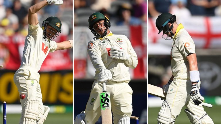 Marnus Labuschagne, Usman Khawaja and Steve Smith are feeling the heat after a disappointing start to the Ashes.