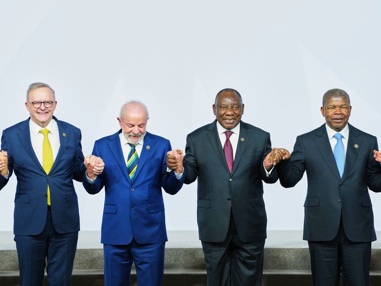 Anthony Albanese joined world leaders adopting a climate-focused G20 declaration, after Donald Trump accused host South Africa of ‘weaponising’ its presidency and boycotted the summit.