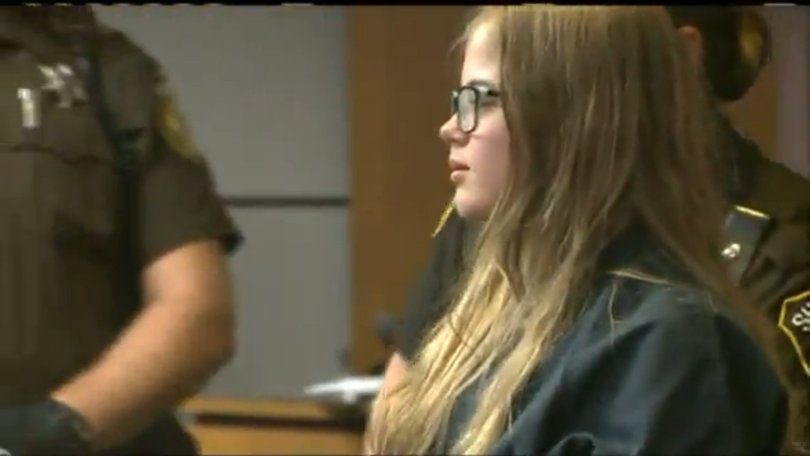 Morgan Geyser in court.