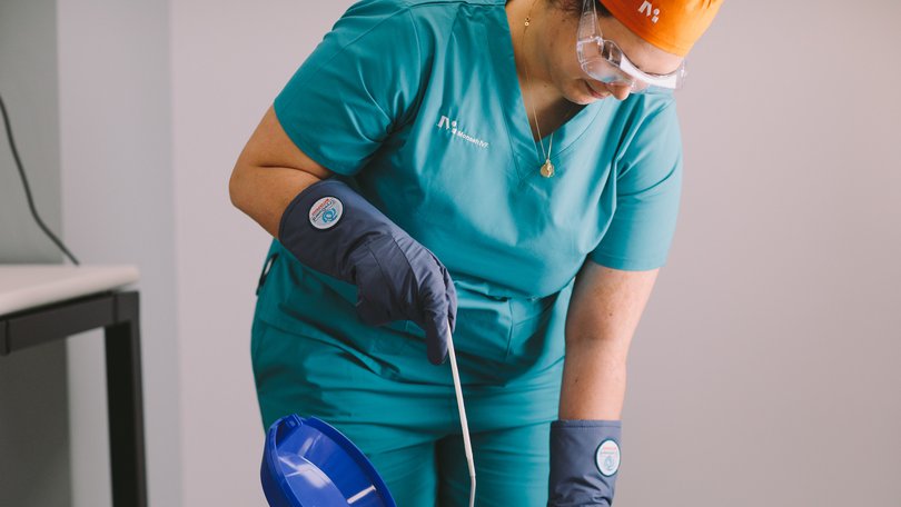 Monash IVF shares soared 39 per cent as of 10.36am in Sydney.