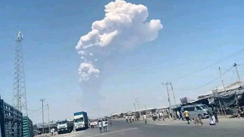 A volcano in the Afar region of Ethiopia has erupted, leaving a nearby village covered in dust.